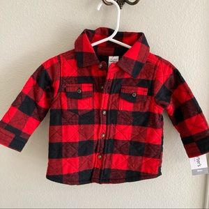 Carter’s Buffalo Check Jacket NWT